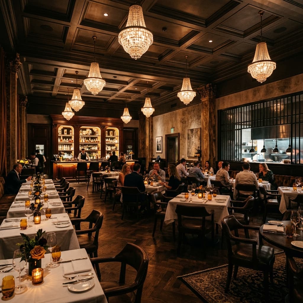 Luxurious dining room